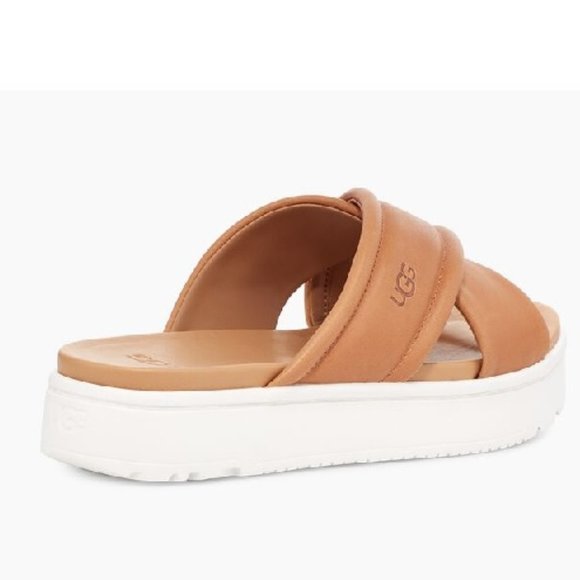 🎁 UGG Women's Zayne Crossband Leather Sandal - Picture 3 of 5